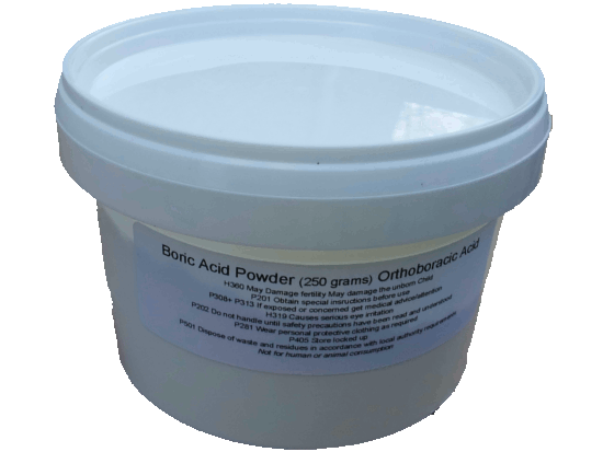 Boric Acid Powder 250 grams - Orthoboracic Acid